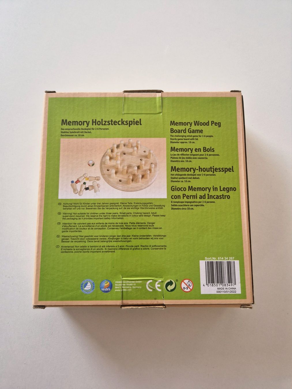 Jeux: Memory Holzsteckspiel – D'occasion à Stüsslingen par white_angel86 1