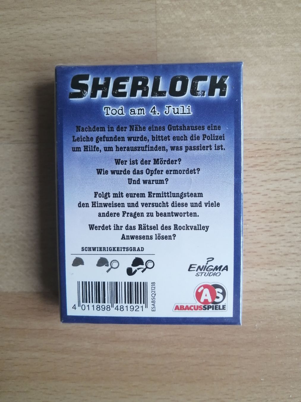 Giochi: Sherlock - Tod am 4. Juli – Nuovo e nell'imballaggio originale da Hägendorf venduto da Fiooo 1