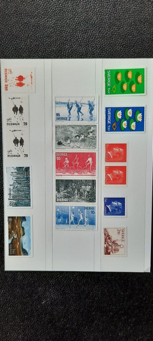 Alle Briefmarken: Svenska Frimärken 1977 – Gebraucht aus Alt St. Johann von tury38 2