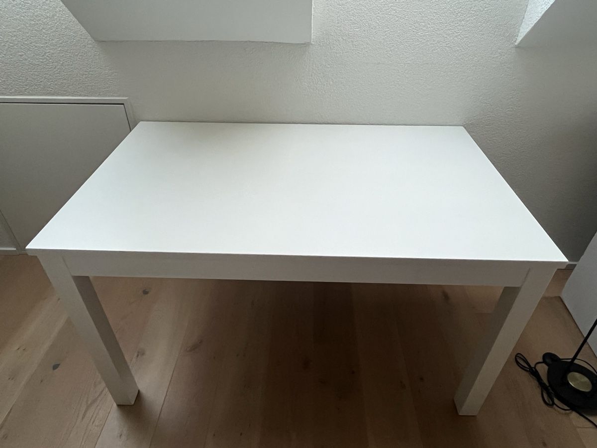 Ikea Tavoli: Esstisch weiss ausziehbar – Usato da Bern venduto da nin_6j5b