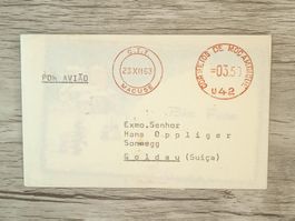 TR56 Enveloppe + Timbre Mozambique 1963