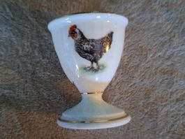 1 alter,hübscher Vintage Eierbecher Porzellan, Hühner Motiv