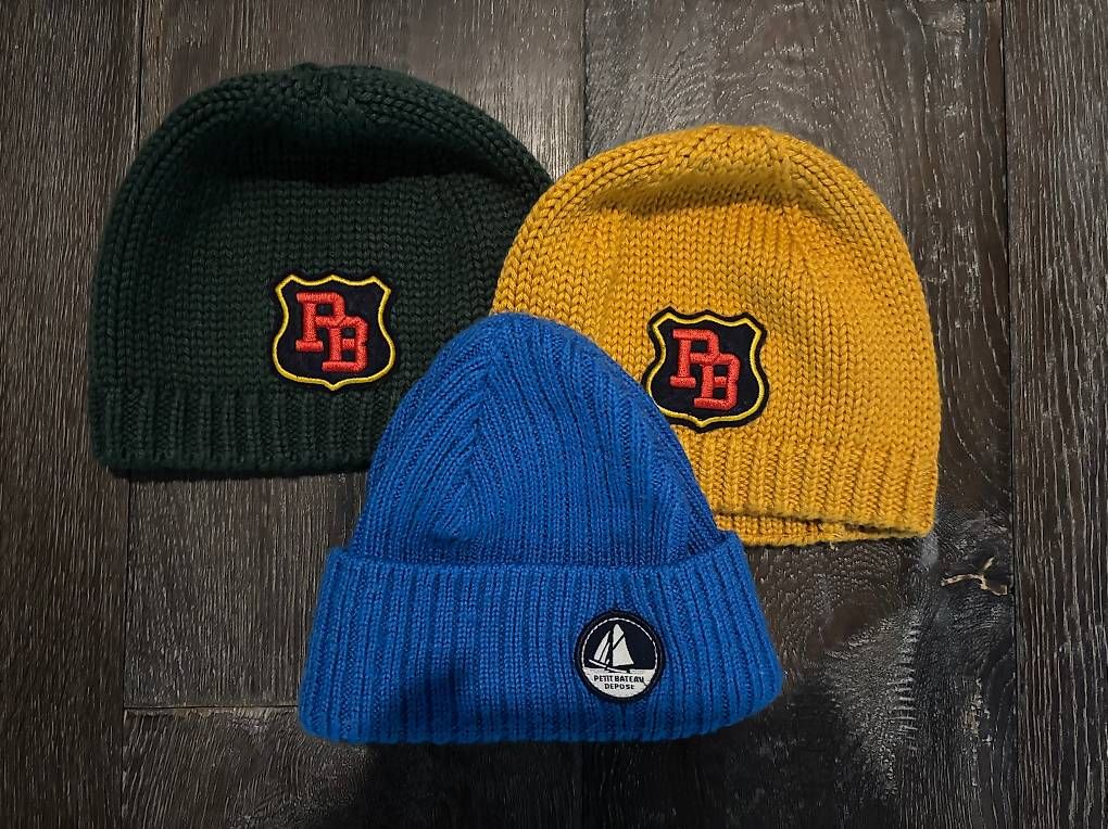 Autres vêtements garçon: 3 bonnets Petit Bateau Taille 50 – D'occasion à Petit-Lancy par areyouinterested 1