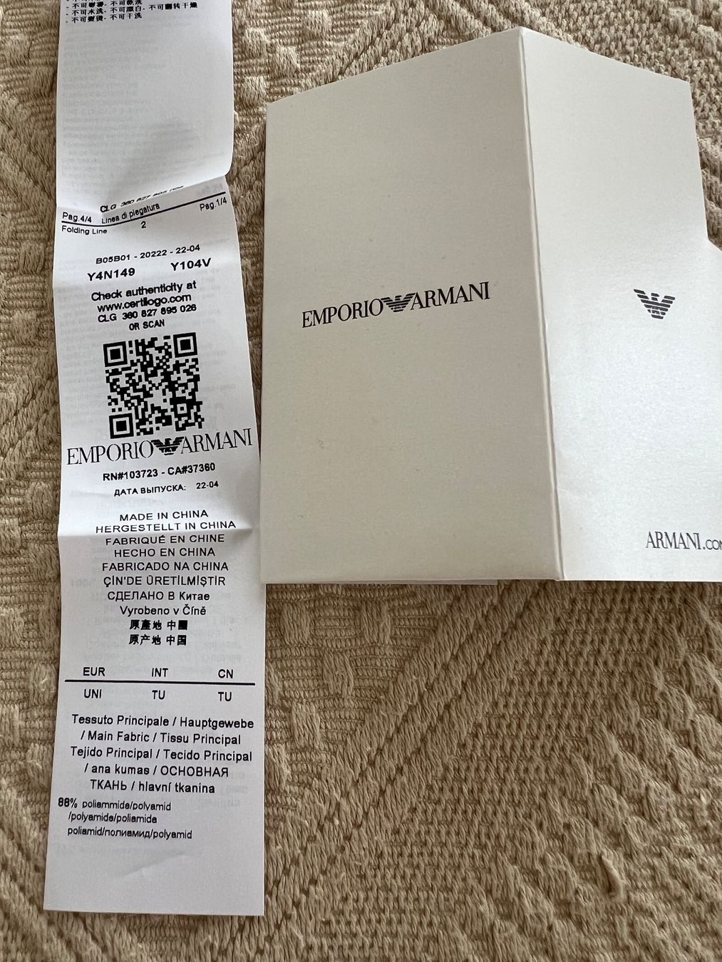 Armani Borse: NEU: Emporio Armani Tasche – Nuovo e nell'imballaggio originale da Lachen venduto da mar_ox 8
