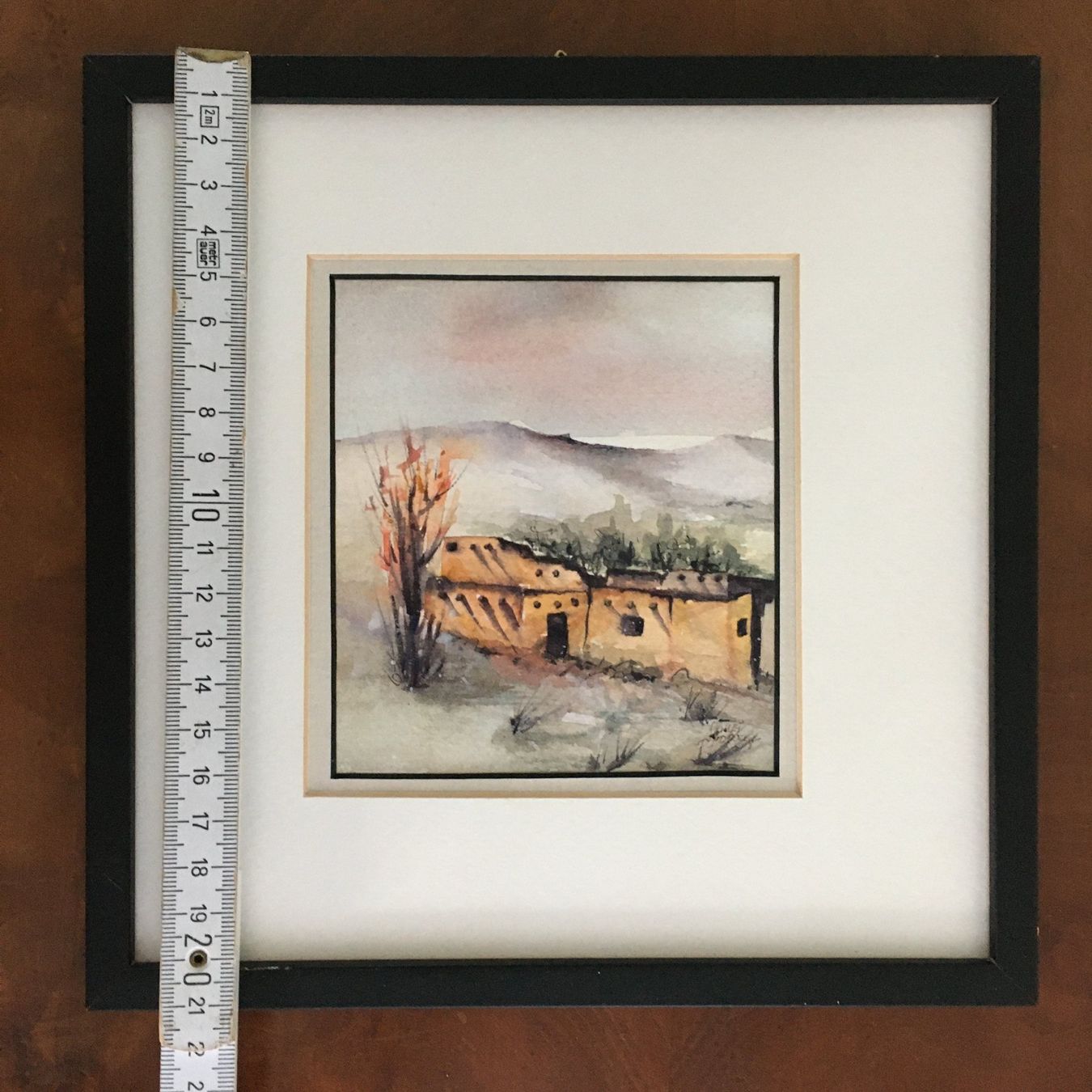 Dipinti: Gemälde Aquarell südliche Landschaft / Janet Jrobough – Usato da Subingen venduto da ArtBead 8