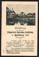 Ganzsache PP8C2 /02: Hamburg, Einladung 