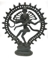 Shiva Nataraja Skulptur aus Eisen, indische Gottheit 31cm
