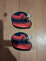 Gilles Villeneuve Helm-Aufkleber Formel1 - Vintage Rarität!