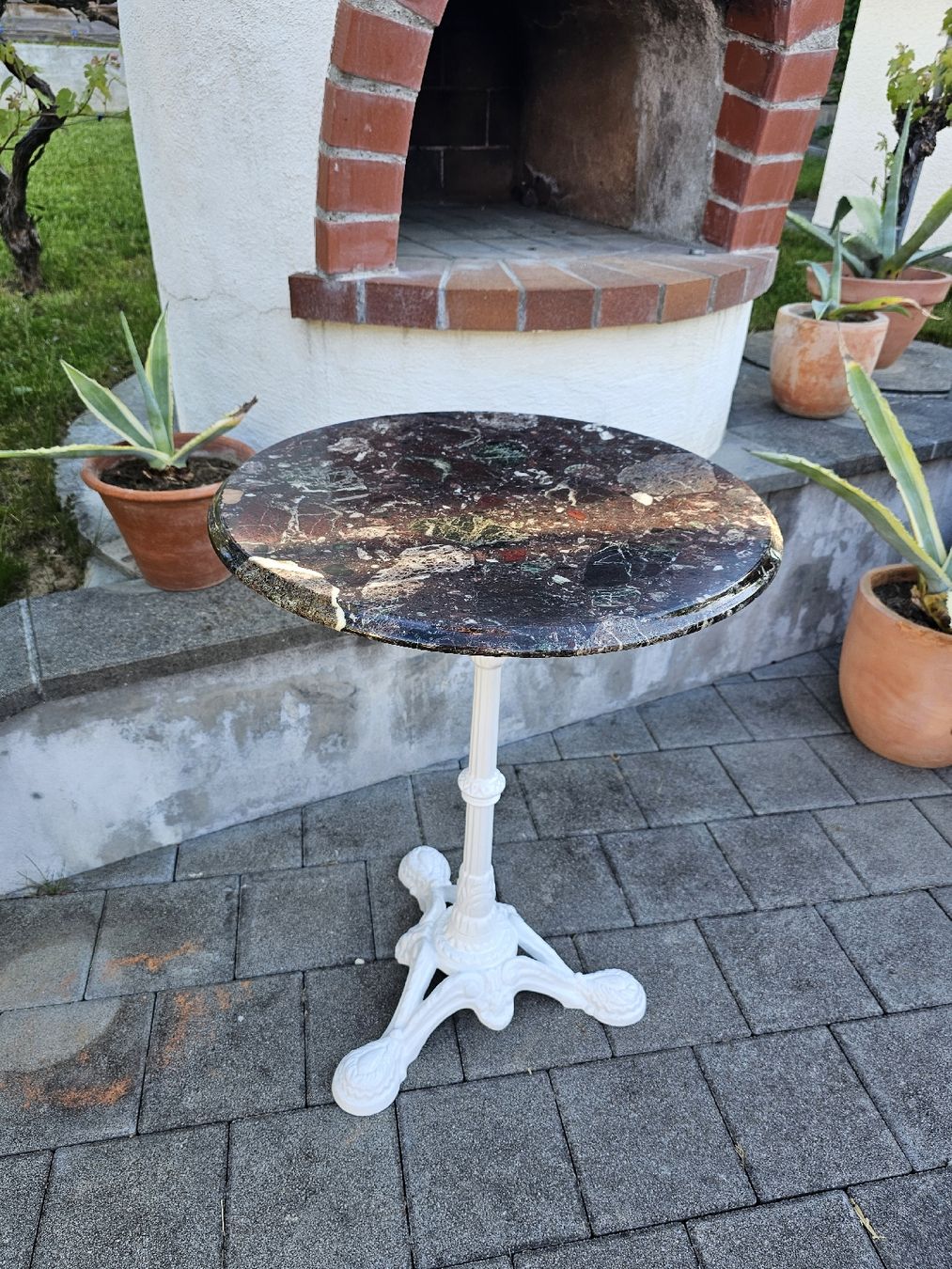 Tavoli: Bistrotisch Marmortisch 2 Stühle – Usato da Villnachern venduto da hasta08 1