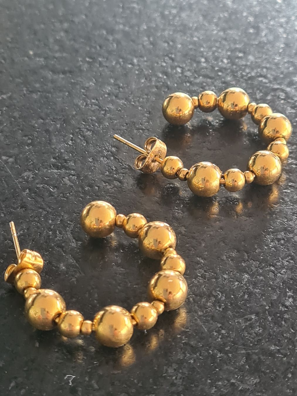 Orecchini pendenti & Orecchini a lobo: Wunderschöne goldene Ohrringe, Modeschmuck – Usato da St. Gallen venduto da charly92