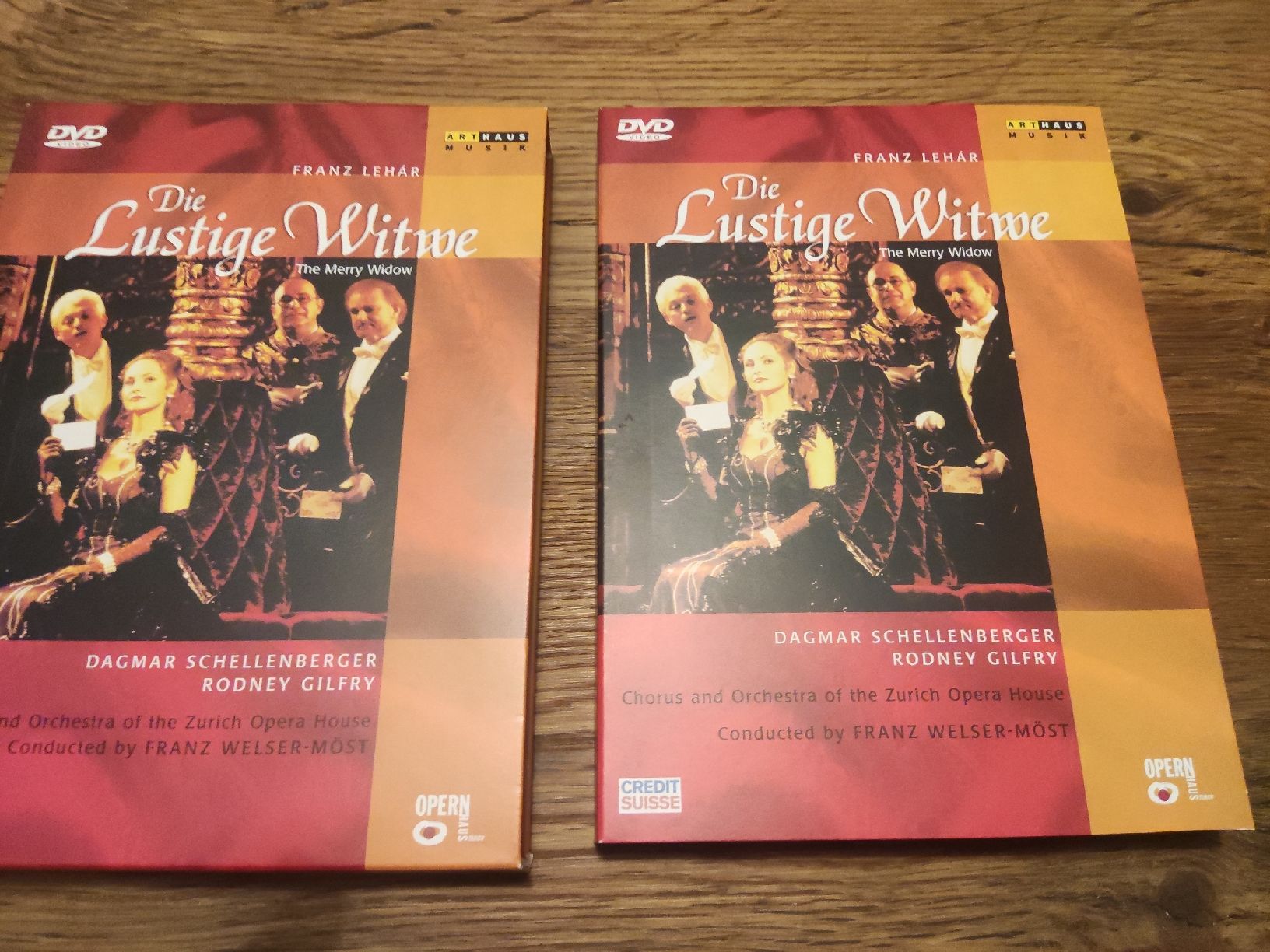 Tutti i DVDs: Die lustige Witwe - mit Dagmar Schellenberg - Zürich Opera – Usato da Oberembrach venduto da giu_7ksd 2