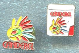 2 Pins  Canderel  Süssstoff