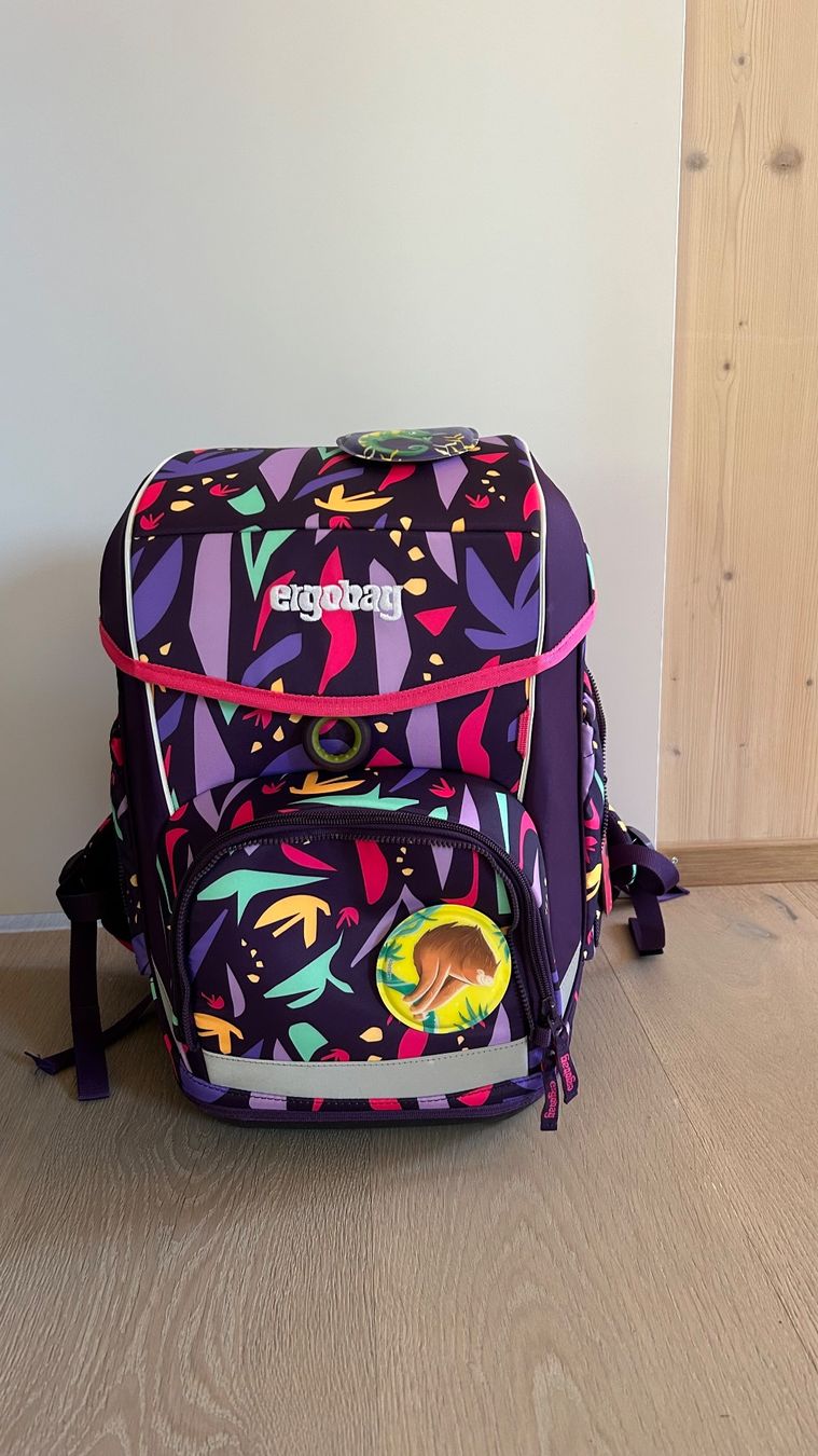 Kindertaschen: Schulrucksack Violett – Gebraucht aus Heimberg von SN933