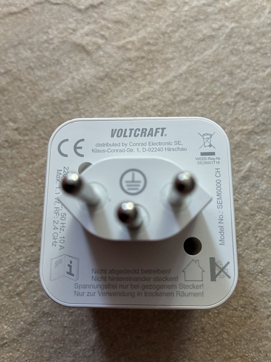 Voltcraft Misurare: VOLTCRAFT SEM6000 CH, Bluetooth Energiekosten Messgerät – Nuovo (secondo la descrizione) da Jona venduto da WaJaggi 2