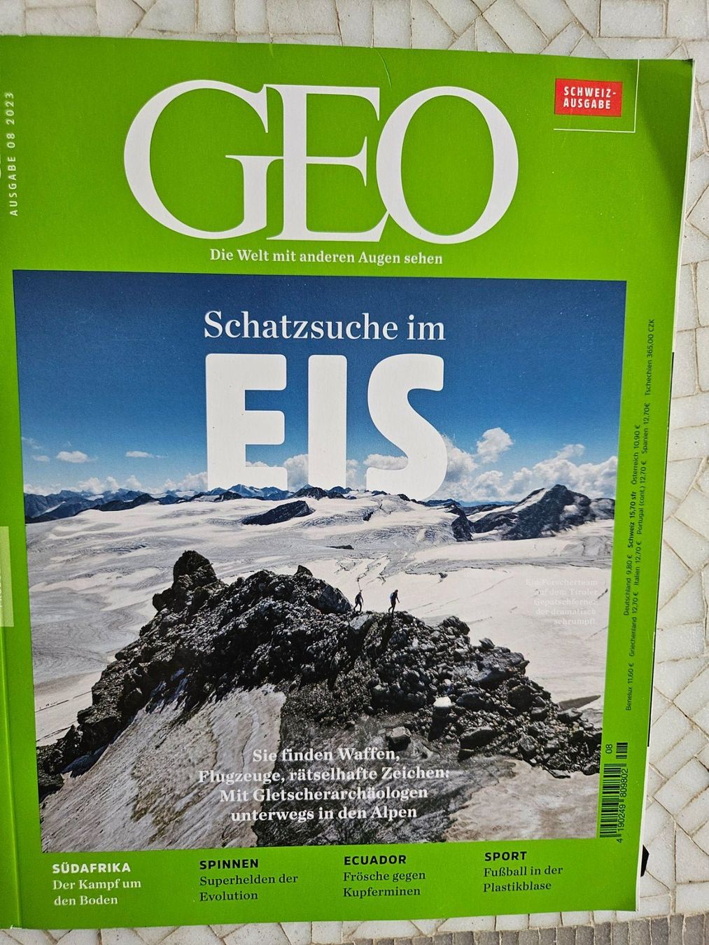 Riviste & Magazine: GEO, Schatzsuche im Eis – Usato da Zürich venduto da lorenzo167