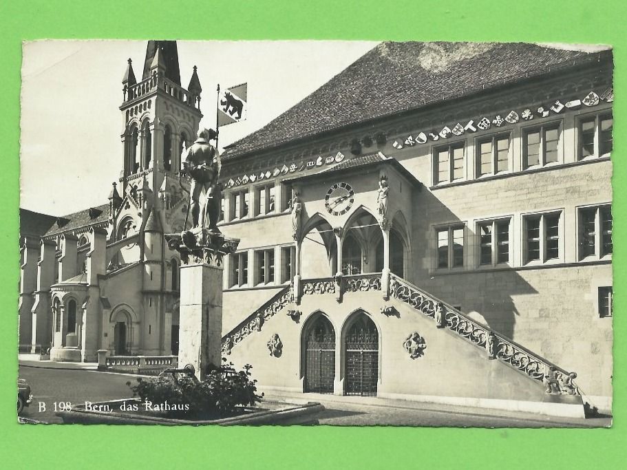 Cartoline postali: Bern das Rathaus – Usato da Zürich venduto da t24_de