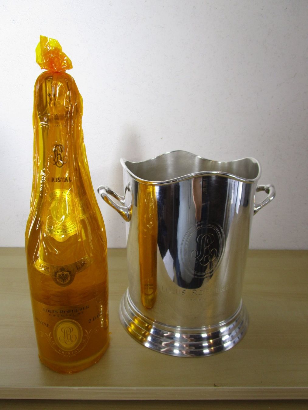 Louis Roederer Sonstiges: Louis Roederer massiver Champagner-Kühler versilbert – Gebraucht aus Eschenbach SG von brocovin 9