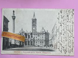 1904 Roma - Facciata di S. Maria Maggiore