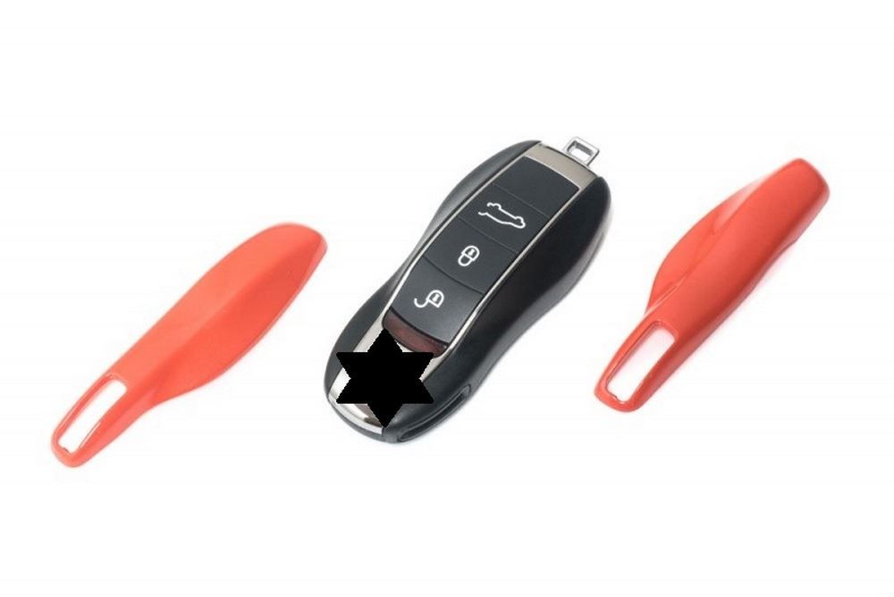 Orange Schlüssel Key Cover für Porsche