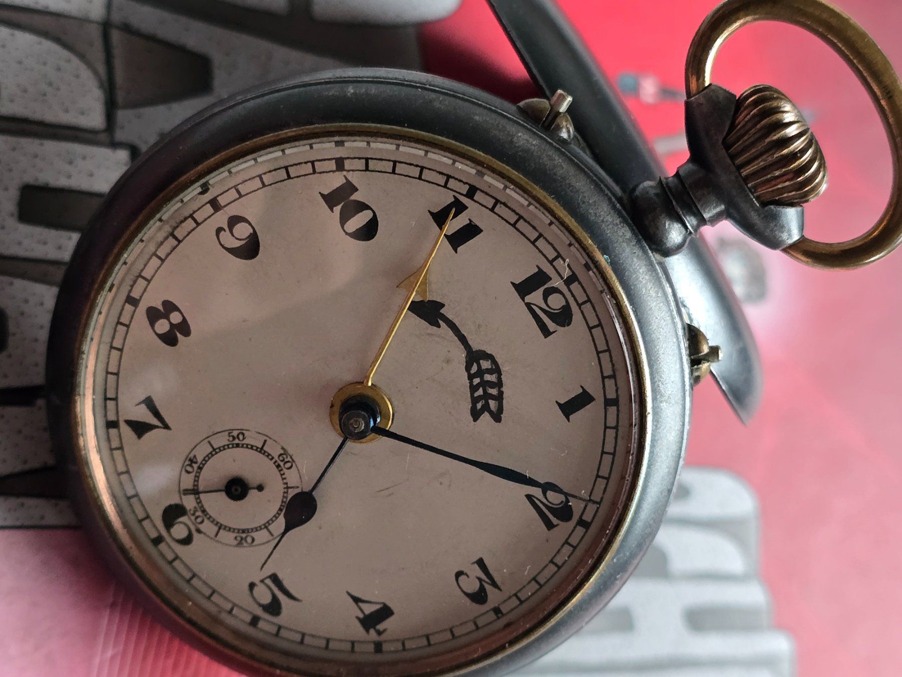 Longines Orologi: 136 Thiel Invincible Taschenuhr Wecker – Usato da Muri AG venduto da Corredor 6