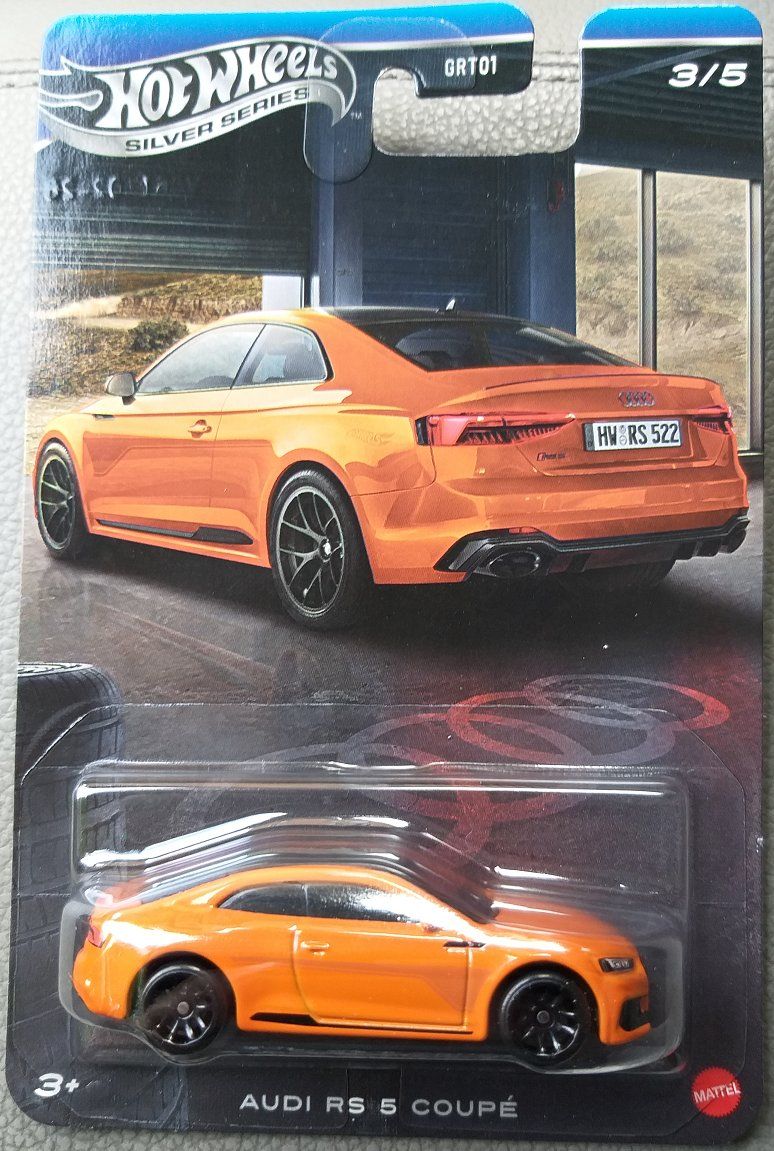 Audi Modellini d'auto: Hot Wheels Silver Series Audi RS 5 Coupé – Nuovo e nell'imballaggio originale da Brugg AG venduto da Evilweevil