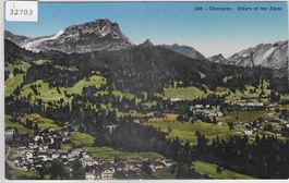 Chesieres - Villars et les Alpes - Litho