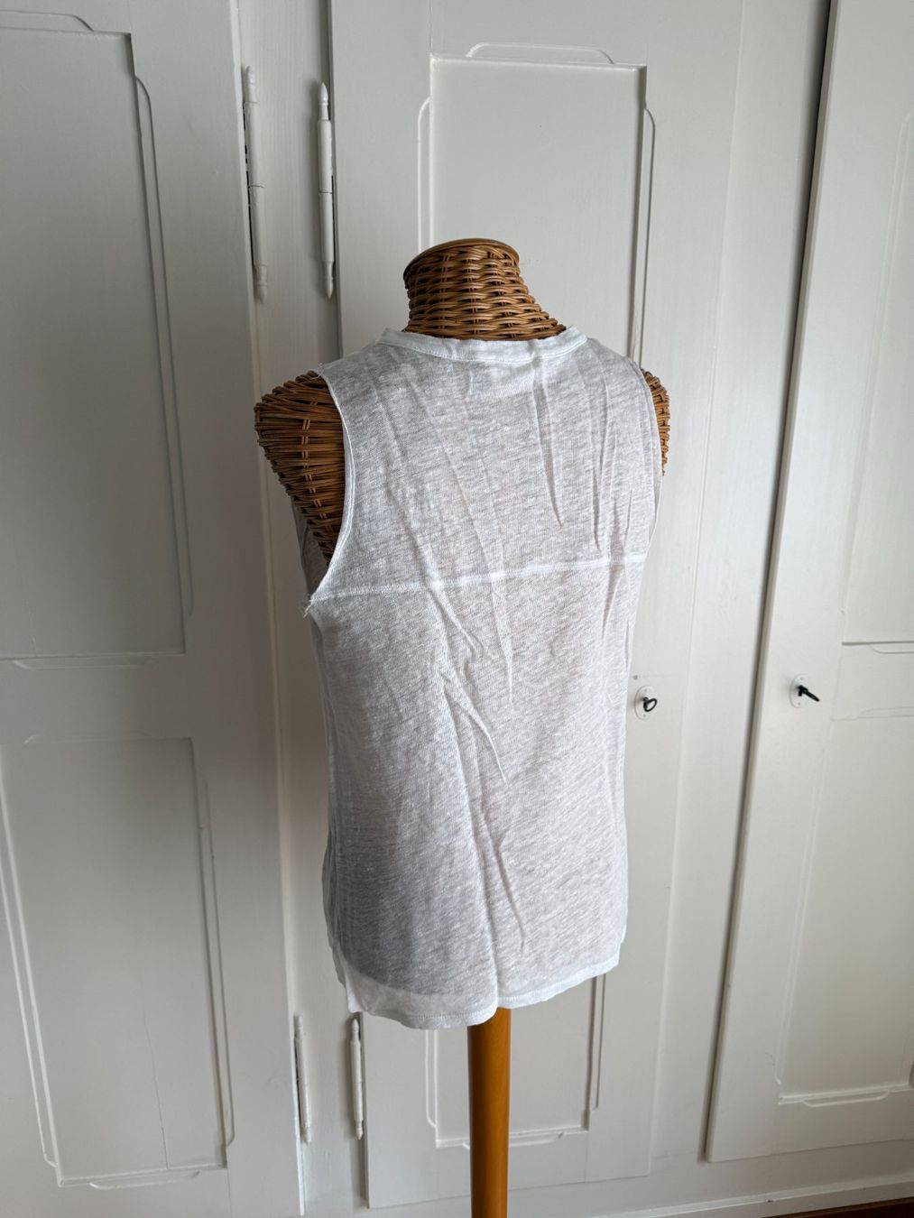 Zara Top: ZARA - Aztec Leinen Top weiss M – Usato da Zürich venduto da Diazaio 2