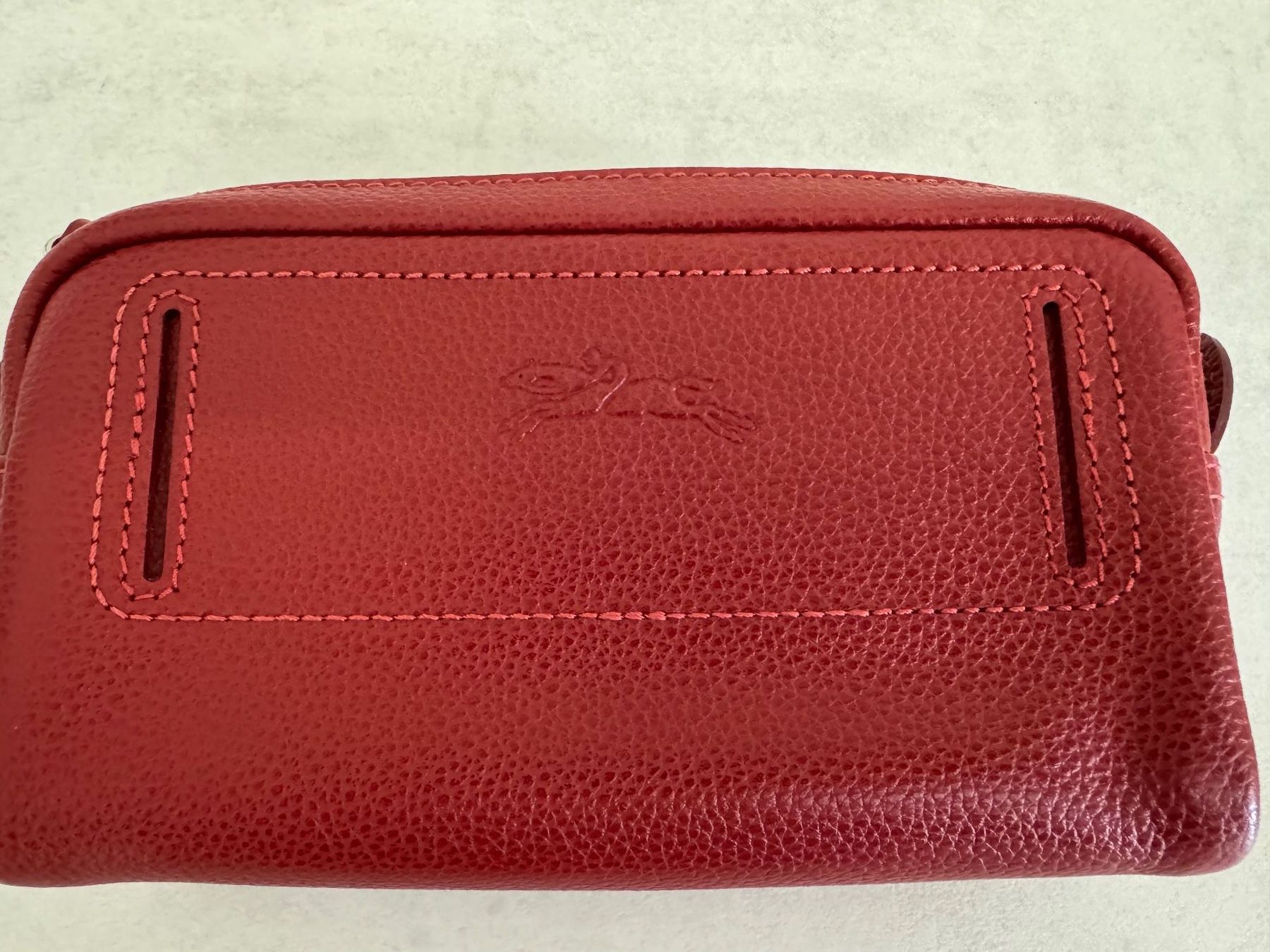Longchamp Borse da donna: Longchamp Leder Pochette rot – Usato da Geroldswil venduto da Jeremy11 5