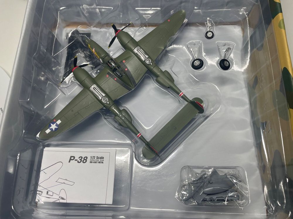 P-38J Lightning USAAF Captain V. E. Jett, Metall 1/72 | Kaufen auf Ricardo