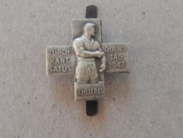 Abzeichen Satus Schwingfest Schwingen Schlieren ZH 1947