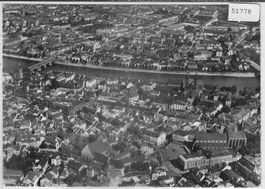 Basel - Flugaufnahme Swissair
