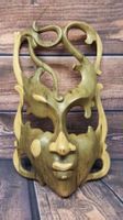 Holz-Mask, Holz Figur, Waru-Mask