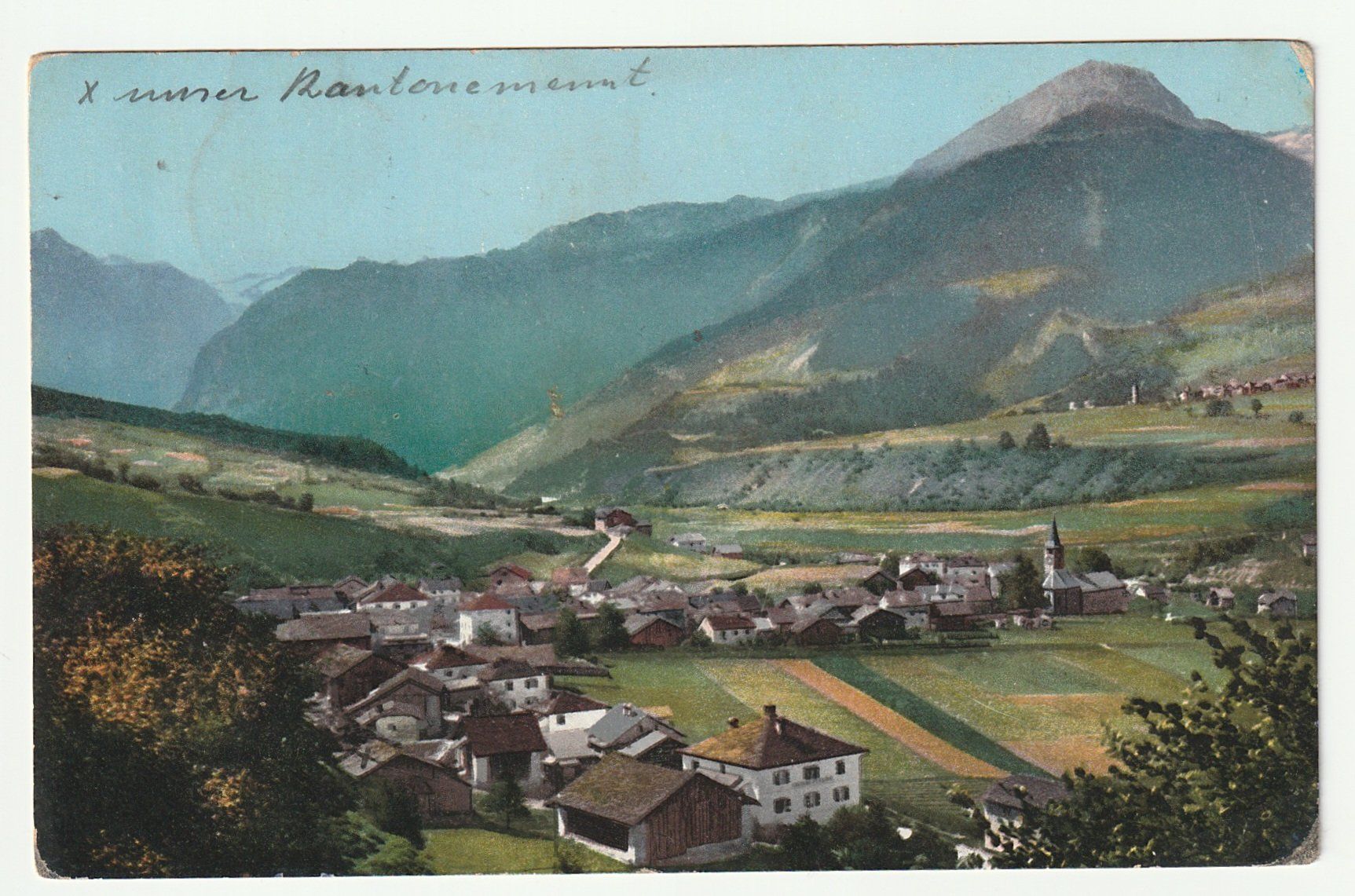 Cartoline postali: FELDPOST Postkarte 1943, Zillis mit Alte Kirche – Usato da St. Gallen venduto da Ricardo_Deals