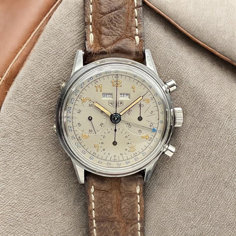 1950's heuer chronograph hotsell