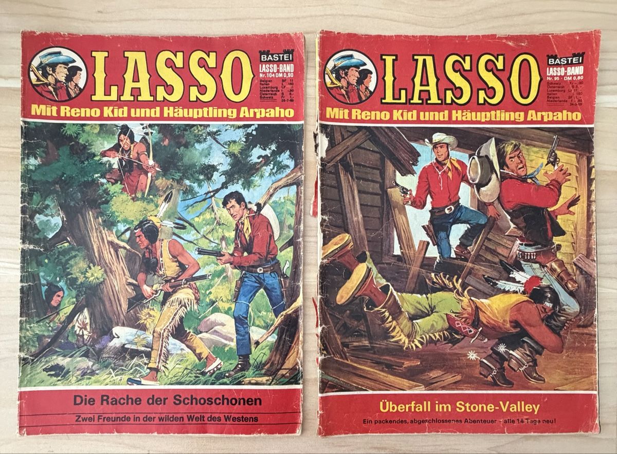 Fumetti: 2rare Lasso Hefte Bastei:95,104 1969 – Usato da Kehrsatz venduto da Raboy