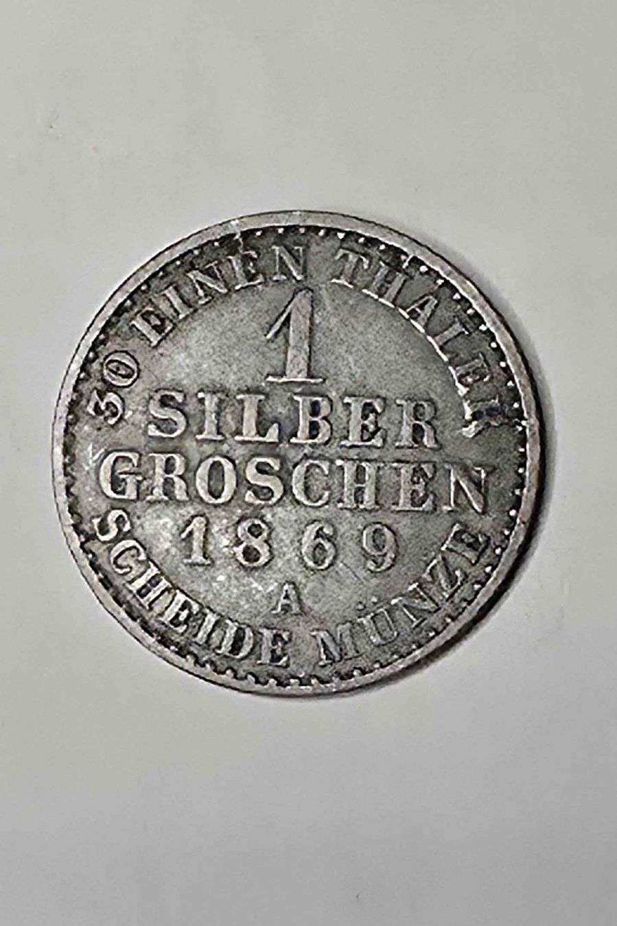 Toutes les monnaies: Silber-Groschen 1869A – D'occasion à Filzbach par Cschufi