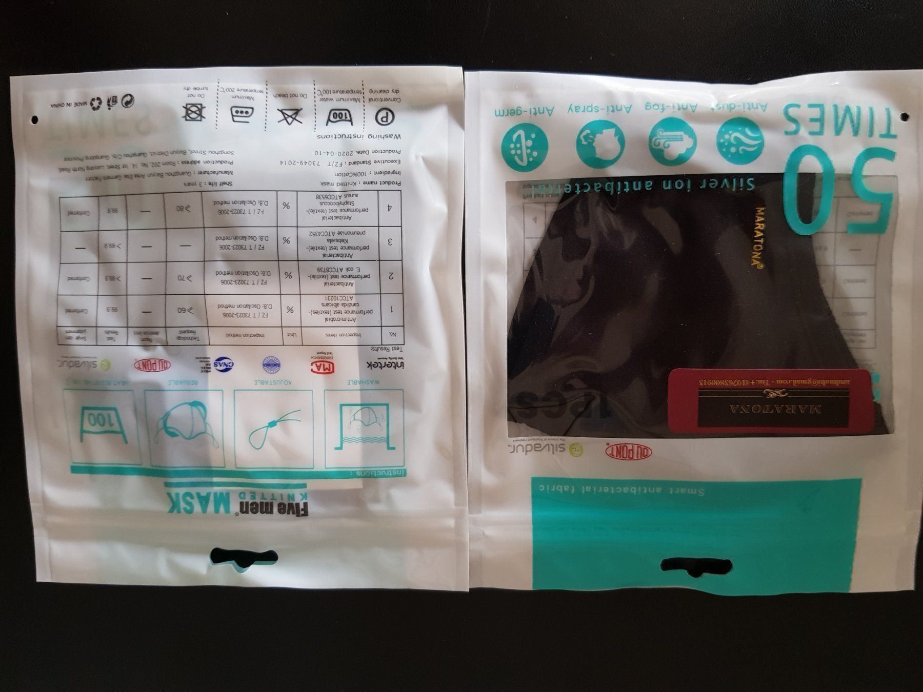 Prevenzione: Masques tissu lavable antibactérienne – Nuovo e nell'imballaggio originale da Lausanne venduto da azu_7b5w 4