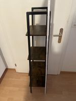 Leiterregal 4 Fächer Holz Metall neuwertig
