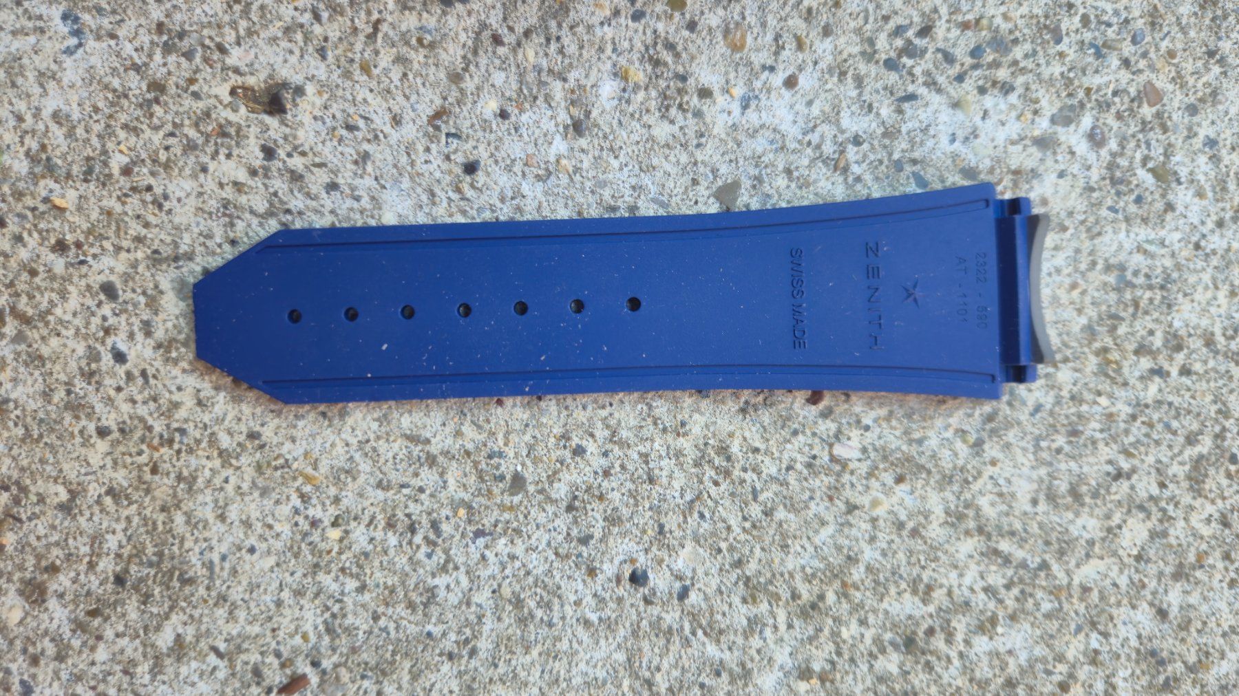 Bracciali & Braccialetti: Zenith Uhrenband Kautschuk – Nuovo (secondo la descrizione) da Elsau venduto da Woolie81 1