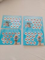 4 volle Karten Tonie Story Mania Sammelsticker 15 Stück