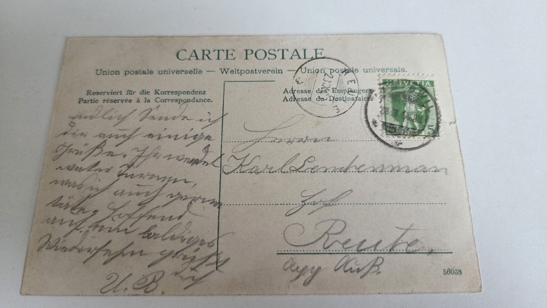 Cartoline postali: Ansichtskarte Amriswil Weinfeldstrasse – Usato da Arni AG venduto da Moth68 1