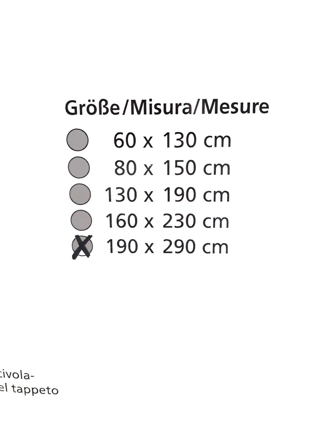 Teppiche: UNIVERSAL Teppichunterlage 190x290cm – Neu und originalverpackt aus Männedorf von Restwert_Maennedorf 2