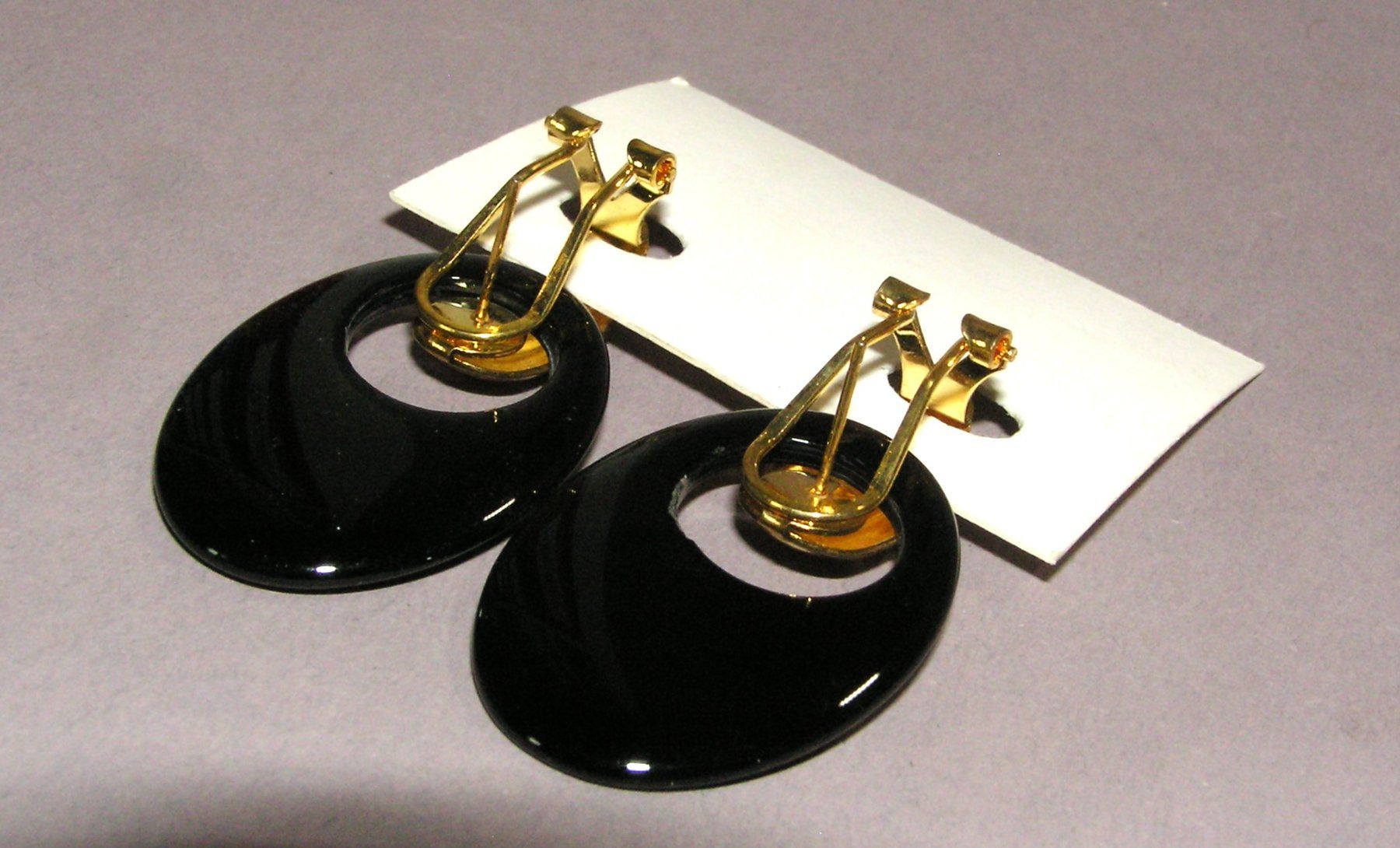 Orecchini pendenti & Orecchini a lobo: OHRSTECKER OHRRING SCHWARZER ONYX – Nuovo (secondo la descrizione) da Grenchen venduto da Antique-hunter 1