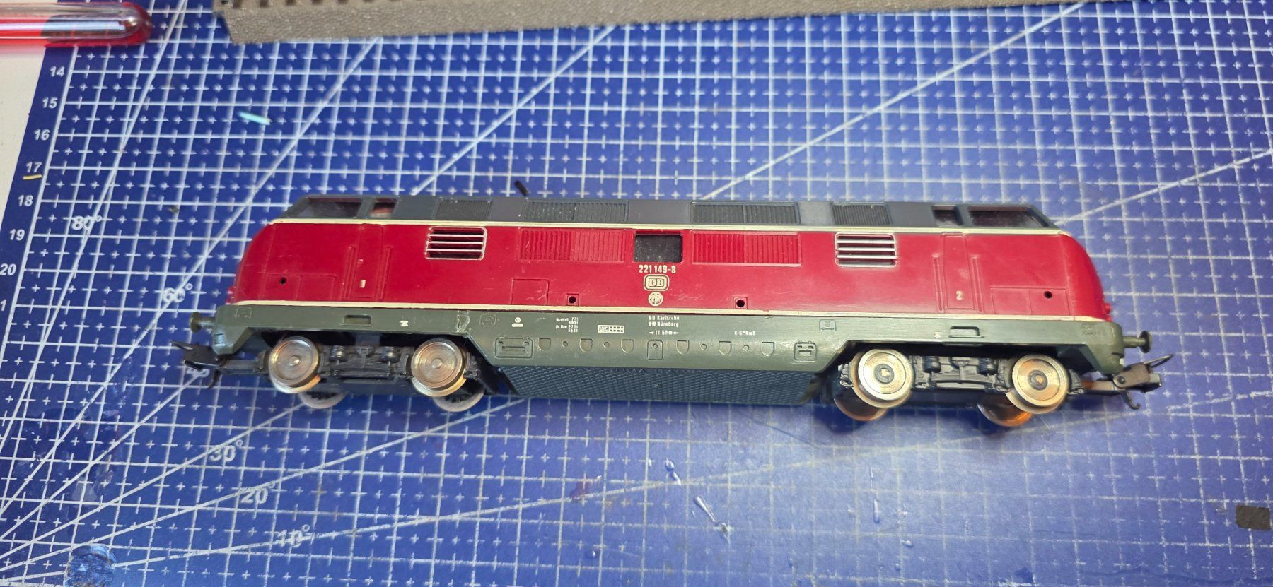 Lima Modellini di ferrovie: Lima DB221 149-8 HO/DC Analog – Usato da Hochfelden venduto da Danizh0