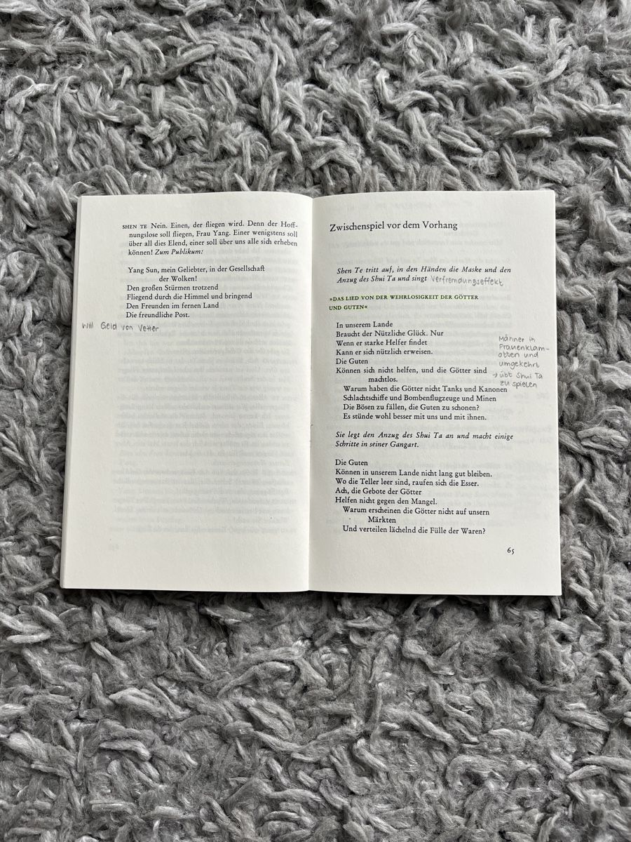 Libri: Der gute Mensch von Sezuan, Bertold Brecht – Usato da Kaltenbach venduto da happysunshineee 2