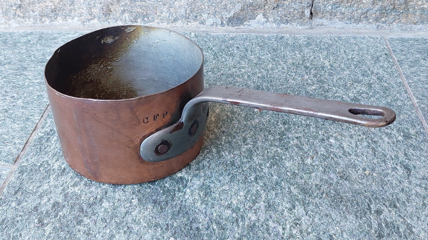 Padelle: Kupferpfanne, Durchmesser 14 cm – Usato da Muri b. Bern venduto da Spassholz 2