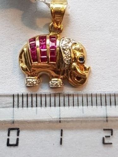 Ciondoli: Süsser Elefanten Anhänger, 18 Karat – Nuovo (secondo la descrizione) da Unterägeri venduto da Altgoldschmuck 9