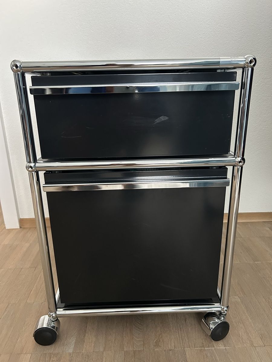 USM Banconi: USM Rollcontainer / Bürocontainer Schwarz – Usato da Utzigen venduto da Crisbo 2