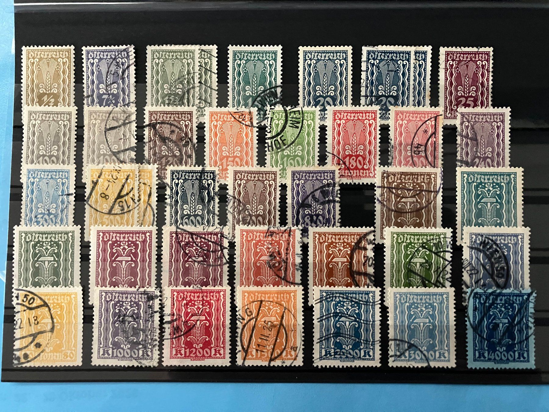 Alle Briefmarken: Briefmarken Österreich – Gebraucht aus Bolligen von Isebo 2