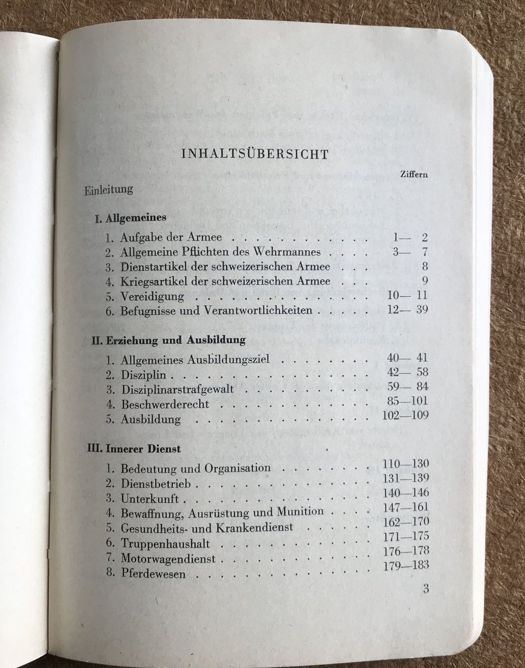 Schweizer Armee Armi bianche: SCHWEIZER ARMEE DIENSTREGLEMENT DR 1954 51.2 D – Usato da Ostermundigen venduto da wini63 1